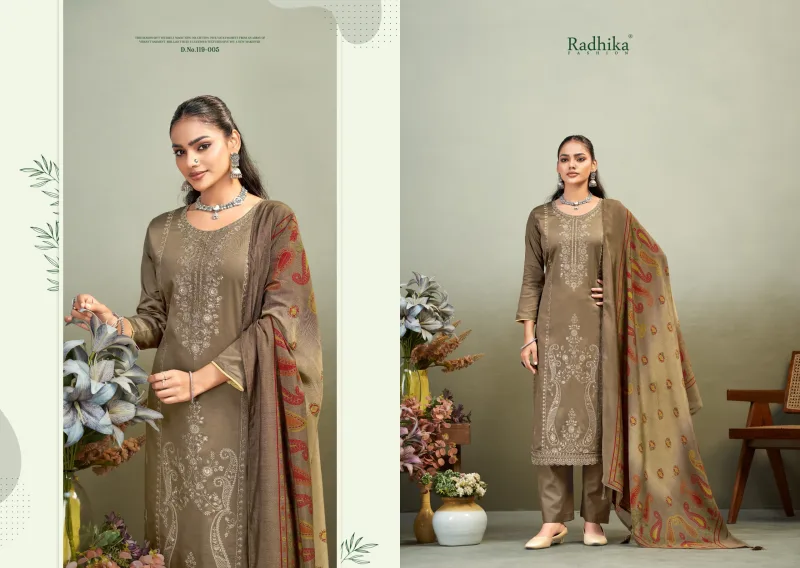 Zaira Vol 1 By Radhika Azara Jam Cotton Dress Material 